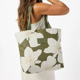 Day Tripper Tote Bag - Cassia in Olive/Sandstone by Aloha Collection