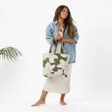 Day Tripper Tote Bag - Cassia in Olive/Sandstone by Aloha Collection