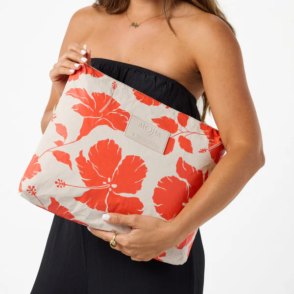 Max Pouch - Salina in Red Haute/Sandstone by Aloha Collection
