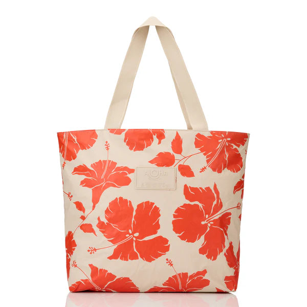 Day Tripper Tote Bag - Salina in Red Haute/Sandstone by Aloha Collection