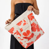 Day Tripper Tote Bag - Salina in Red Haute/Sandstone by Aloha Collection