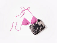 Small Pouch - Holomua in Black/Sandstone Aloha Collection