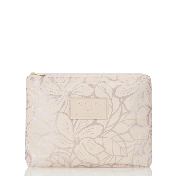 Mid Pouch in Backyard Oyster/Sandstone by Aloha Collection