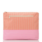 Max Pouch - Salina in Fruit Punch/Sandstone by Aloha Collection Reversible Market Stripe