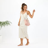 Crossbody Bag “Backyard” in Red Haute/Sandstone by Aloha Collection