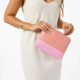 Small Pouch - Salina in Fruit Punch/Sandstone (Reversible) Aloha Collection