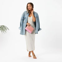Small Pouch - Salina in Fruit Punch/Sandstone (Reversible) Aloha Collection