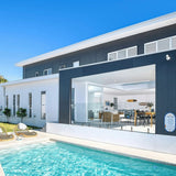 Mid Century Pool CPR Sign - ‘Regatta Blue’ by Holidae Haus