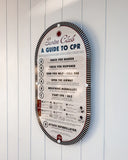 Mid Century Pool CPR Sign - ‘Tuxedo Black’ by Holidae Haus