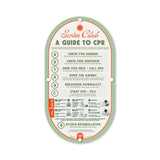 Mid Century Pool CPR Sign - ‘Olive Green’ by Holidae Haus