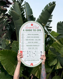 Mid Century Pool CPR Sign - ‘Olive Green’ by Holidae Haus