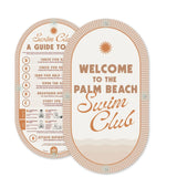 Double Sided Pool Sign - Linen Beige