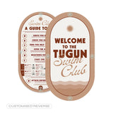 Customisable double-sided CPR Pool Sign in Mousse Taupe - by Holidae Haus