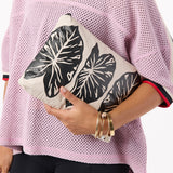 Mid Pouch -  Kalo in Black/Sandstone  by Aloha Collection