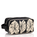 Dopp Kit Toiletry Bag - Kalo in Black/Sandstone by Aloha Collection