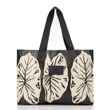 Holo Holo Reversible Tote “Kalo” in Black/Sandstone by Aloha Collection