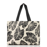Holo Holo Reversible Tote “Kalo” in Black/Sandstone by Aloha Collection