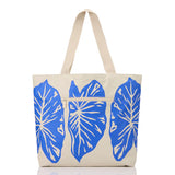 Day Tripper Tote Bag - Kalo in Cobalt/Sandstone by Aloha Collection