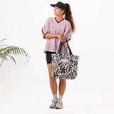 Day Tripper Tote Bag - Float in Black/Sandstone by Aloha Collection