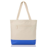 Reversible Tote “Float” in Cobalt/Sandstone  by Aloha Collection