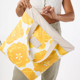 Day Tripper Tote Bag - Pua Ilima in Golden by Aloha Collection