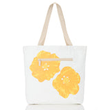 Reversible Tote Pua Ilima in Golden by ALOHA Collection
