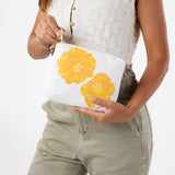 Small Pouch - Pua Ilima in Golden by ALOHA Collection