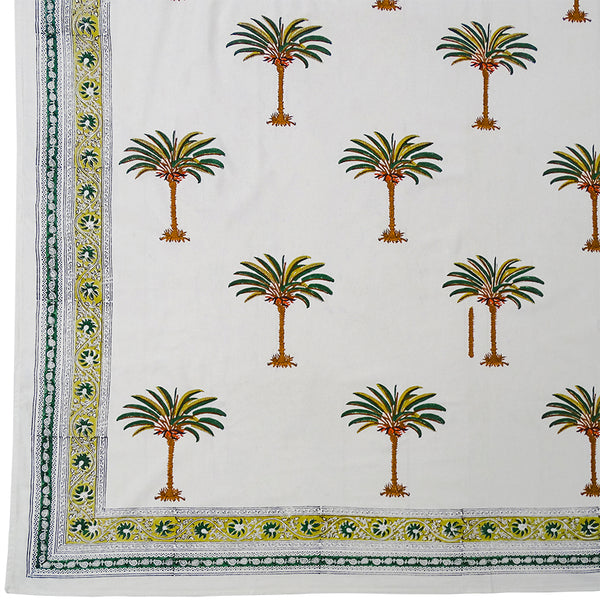Kantha Palm Print Table Cloth