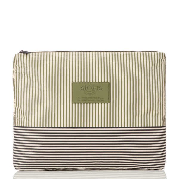 Max Pouch - Cabana in Olive/Sandstone by Aloha Collection