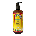 Tiki Tahiti shower gel bottle with pump on a white background