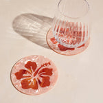 Pink Hibiscus Coaster