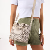 Crossbody Bag Leopard Cub in Coconut by ALOHA Collection