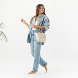 Crossbody Bag “Areca” in Latte Sandstone by Aloha Collection