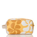 Dopp Kit Toiletry Bag - Funky Plumeria in Honey by ALOHA Collection