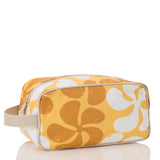 Dopp Kit Toiletry Bag - Funky Plumeria in Honey by ALOHA Collection