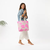 Day Tripper Tote Bag - Salina in Fruit Punch/Sandstone by Aloha Collection