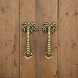 Brass Coconut Palm Door Handle