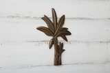 Brass Banana Tree Plaque  |  by Pineapple Traders