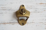 Wall Mounted Brass Anchor Bottle Opener
