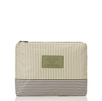 Mid Pouch -  Cabana in Olive/Sandstone by Aloha Collection
