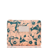 Mid Pouch -  Flor del Mar in Dark Teal/Peachy by Aloha Collection