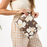 Mid Pouch in Coconut Tahaa - Aloha Collection