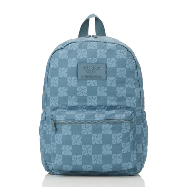“Keep it Light” Backpack - Pua Check in Slate by ALOHA Collection
