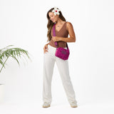 “Keep it Light” Le Tour Bag in Nylon - Heipua in “Plum” by ALOHA Collection
