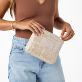 Small Pouch - Punahele in Prosecco/Sandstone by ALOHA Collection