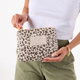 Small Pouch - Leopard Cub in Coconut by ALOHA Collection