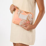 Small Pouch - Papeete in Toffee/Sandstone by ALOHA Collection