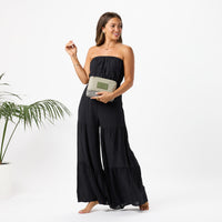 Small Pouch - Cabana in Olive/Sandstone Aloha Collection