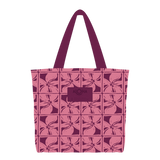 Day Tripper Tote Bag - Lattice in Candy/Plum by Aloha Collection