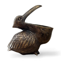 The Hungry Pelican - Antique Brass